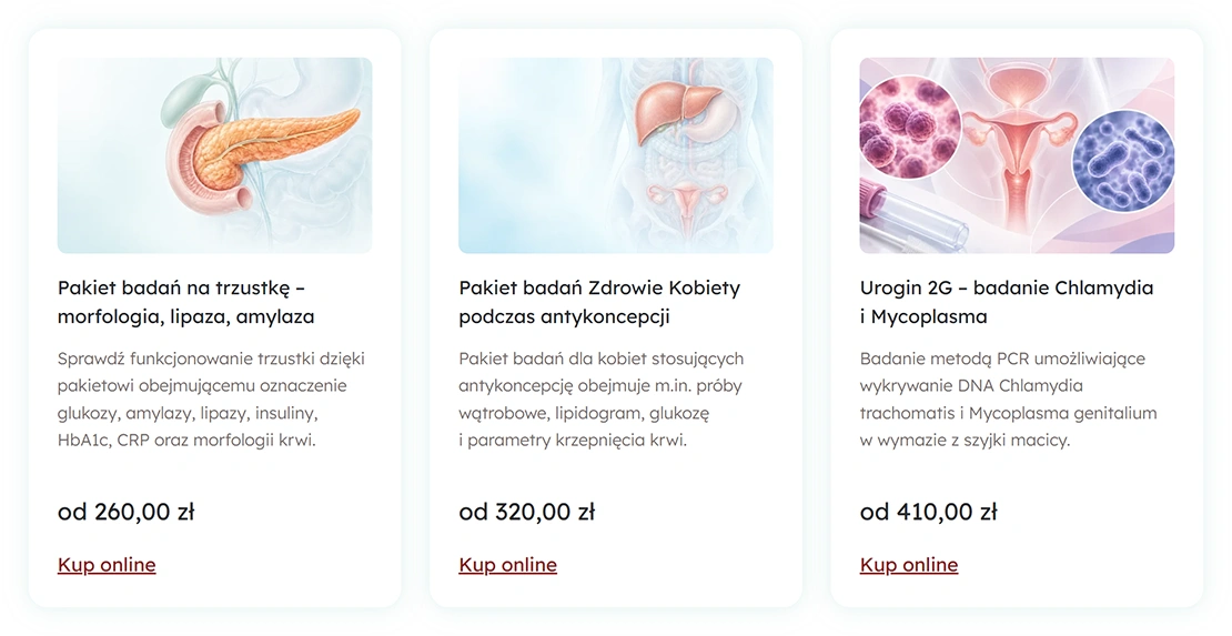 Sklep internetowy z usługami medycznymi CMP – nowy sposób prezentowaniaoferty